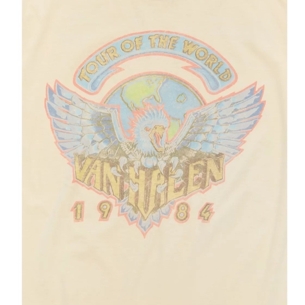 One left! UO Van Halen T-Shirt Dress - Picture 3 of 8